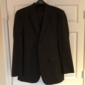 Never worn! Jos A Bank charcoal suit